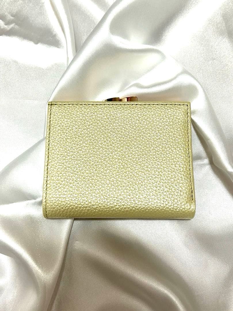 【新品未使用】皇居　財布　がま口　ゴールド　金