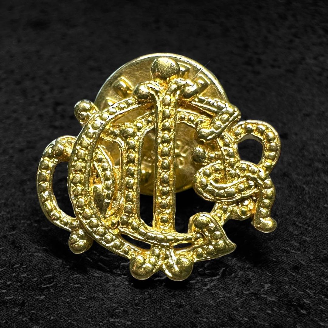 アクセサリー Christian Dior Logo emblem brooch
