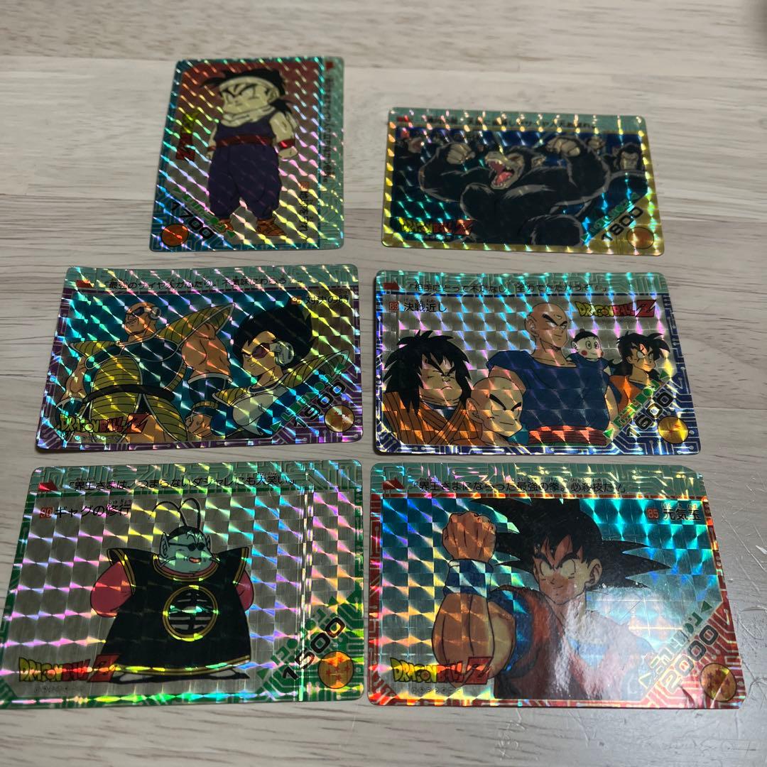 ピ*世様 ドラゴンボール カードダス 90年代6枚セット