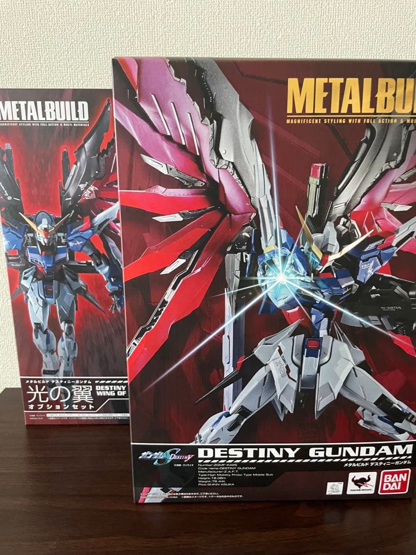 L BUILD メタルビルド デスティニーガンダム & 光の翼セット