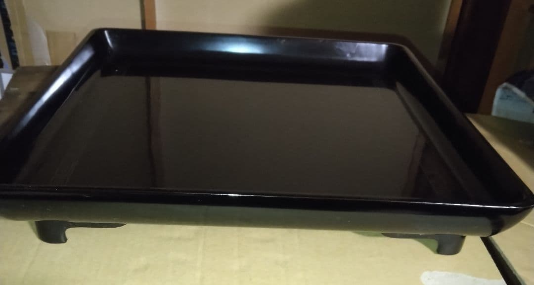 信州木曽平澤宮原漆器店特製脚付会席御膳10客セット（箱付)