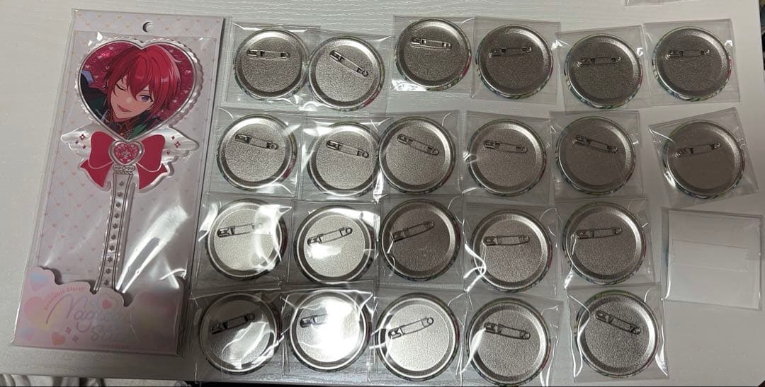 あんスタ 朱桜司 缶バッジ ステッキ