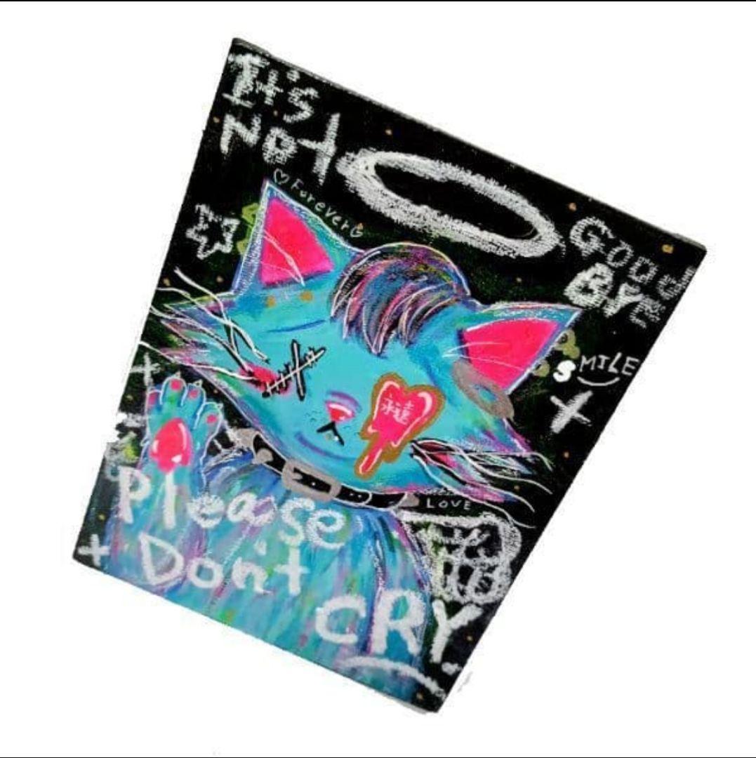 【一点物イラストアート】Please don't CRY【絵画,イラスト】
