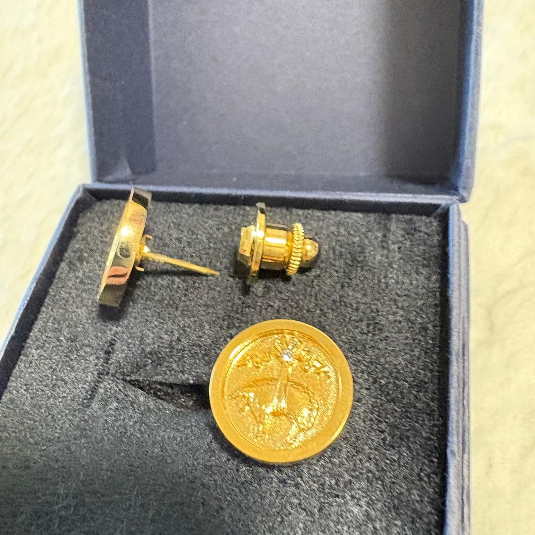 ブルックスブラザーズ ゴールデンフリース ラペルピン ×2 箱付き