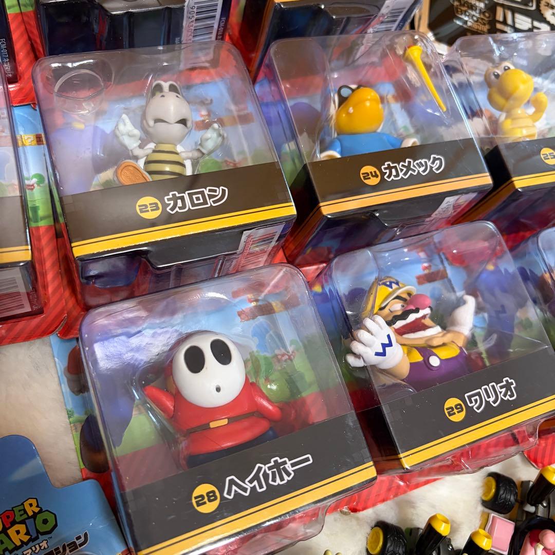 スーパーマリオフィギュアコレクション、プルバックフィギュアなど　31点セット