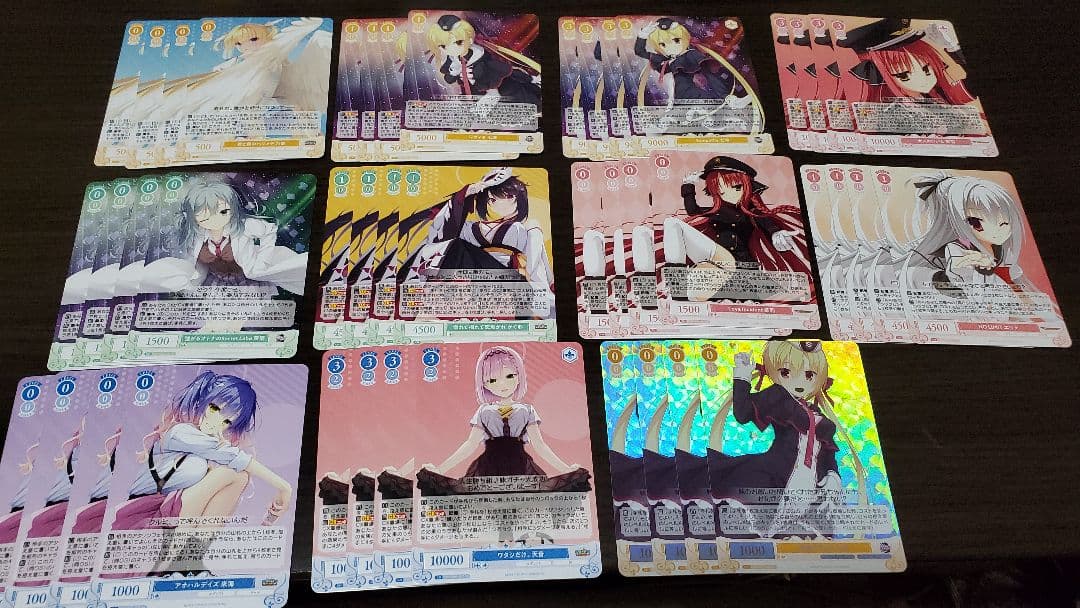 ヴァイスシュヴァルツロゼ　ゆずソフトRR以下4コン+TDSR4枚