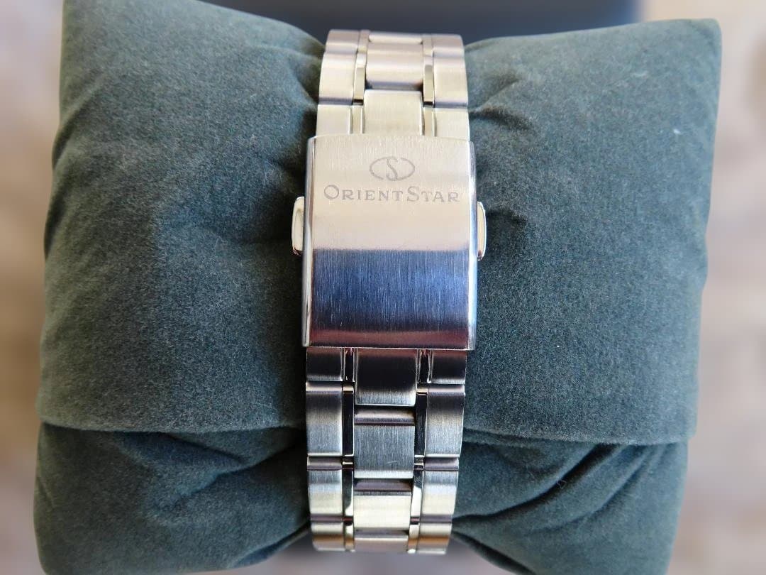 オリエントスター 機械式 メンズ腕時計ネイビー RK-AU0005L