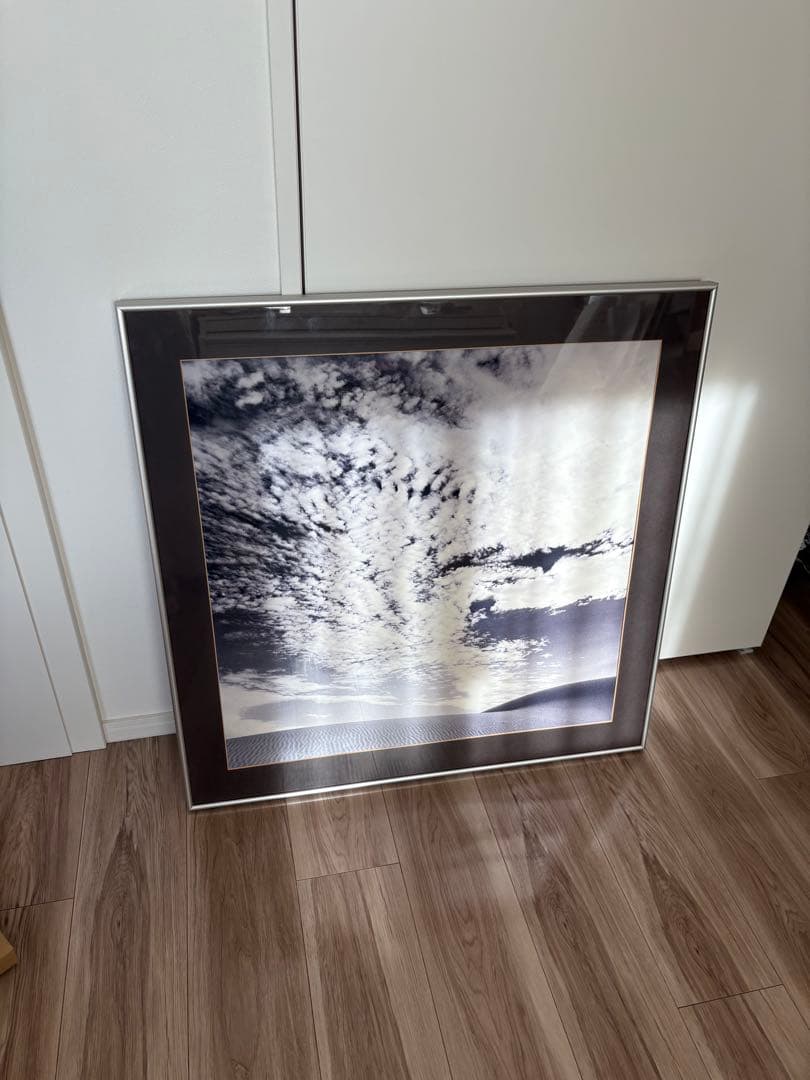 Allposters モノクロ 写真 額付き 73cm×73cm インテリア