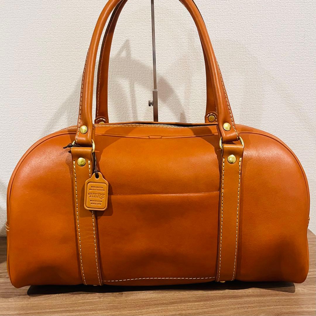 【極美品】HERZ カジュアルボストンバッグ V-139 Mサイズ