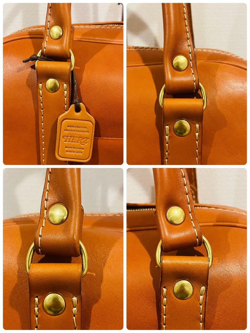 【極美品】HERZ カジュアルボストンバッグ V-139 Mサイズ