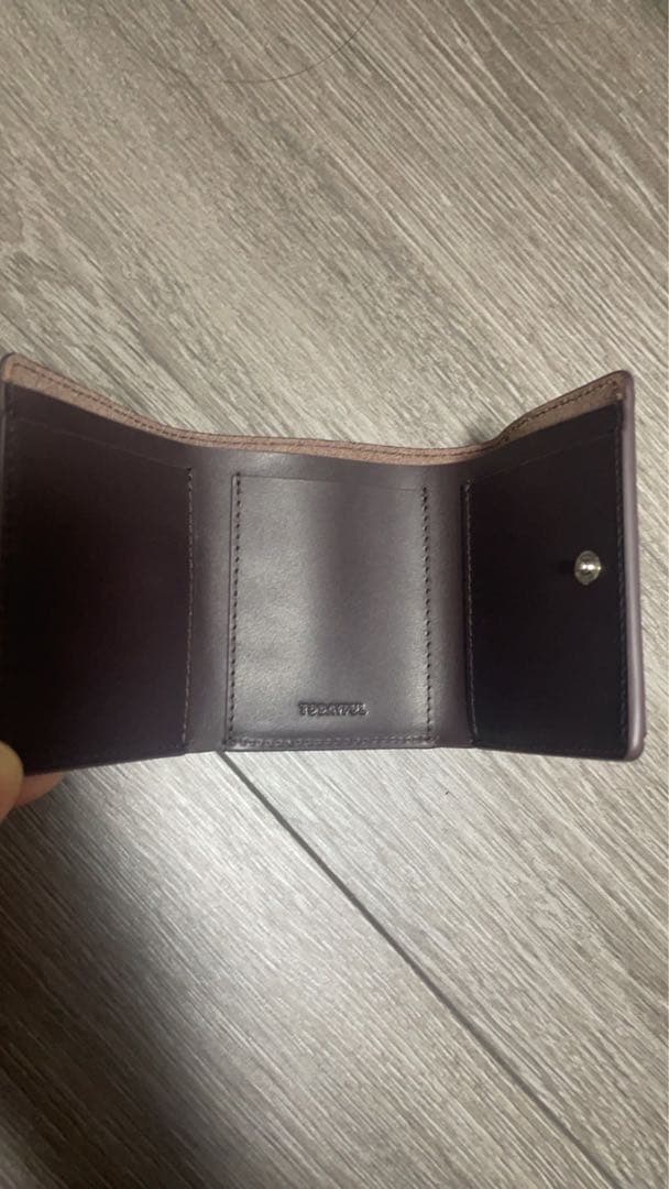 Leather Compact Wallet✩.*˚