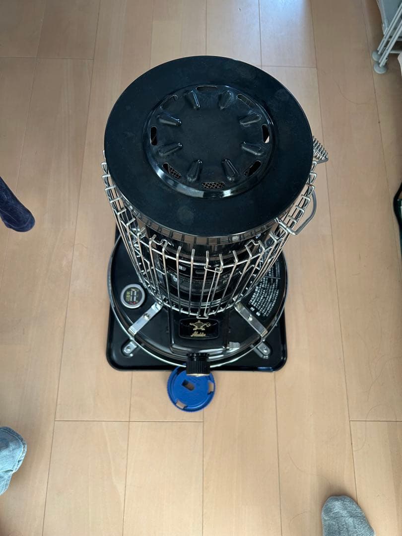 アラジン 石油ストーブ ブルーフレーム BF3912ブラック　未使用芯付