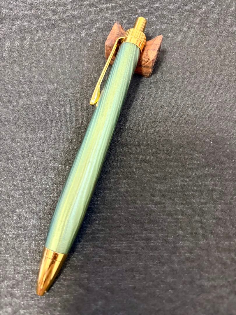 金木犀 【翠煙】杉 浮造り国産漆錫 受注生産品 春日杉ボールペン