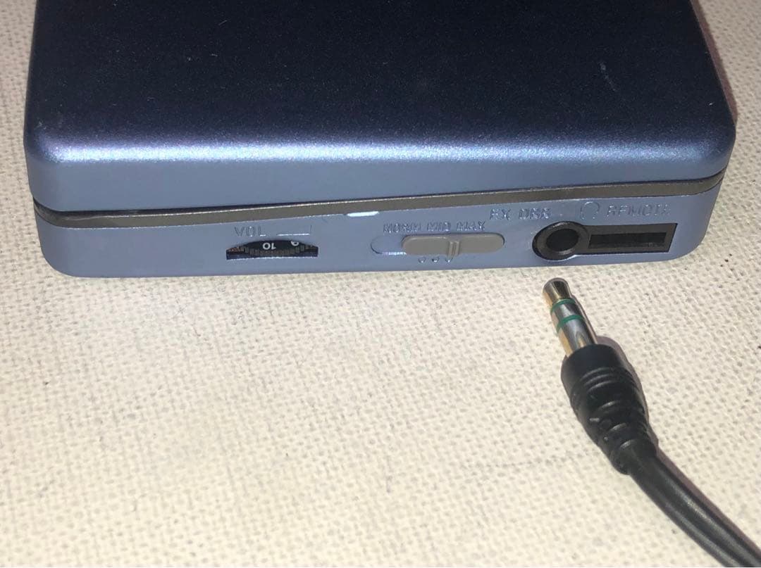 '80味聴き電ボ付WM-EX511 SONYブルーカセットウォークマン可動品E