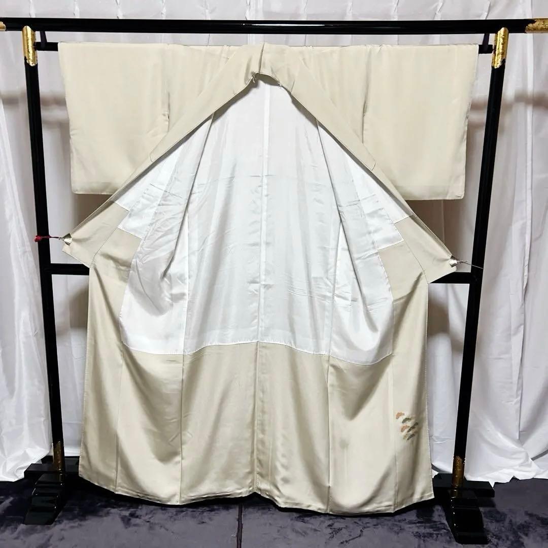 か*ん様 未使用近い　美品　袷　正絹　友禅　訪問着　フルセット　西陣唐織プラチナ