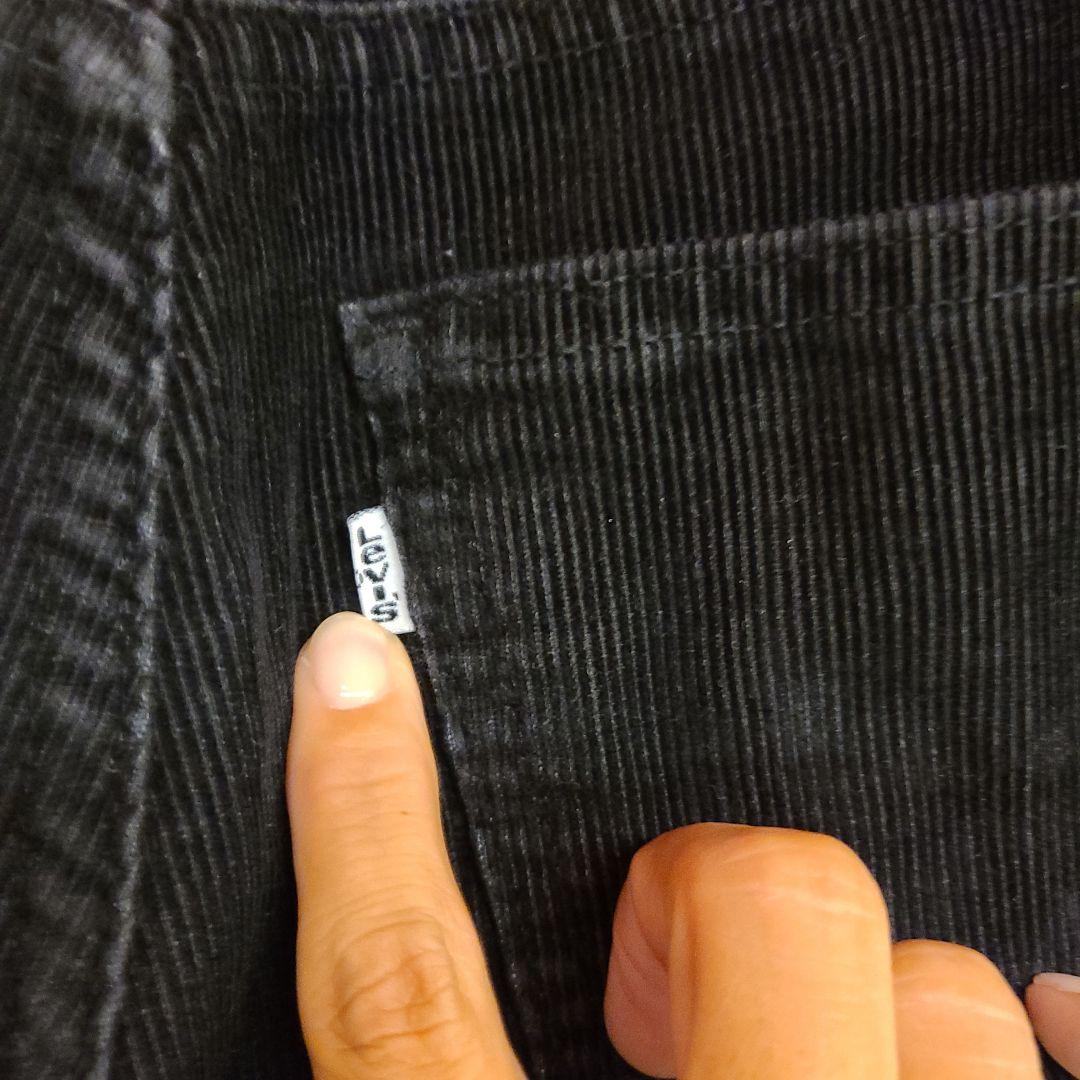 1989年製USA製 リーバイス 519-1558 ブラック コーデュロイパンツ