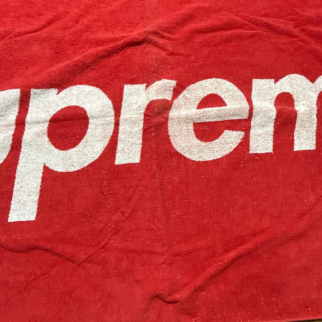 Supreme ビーチタオル レッド