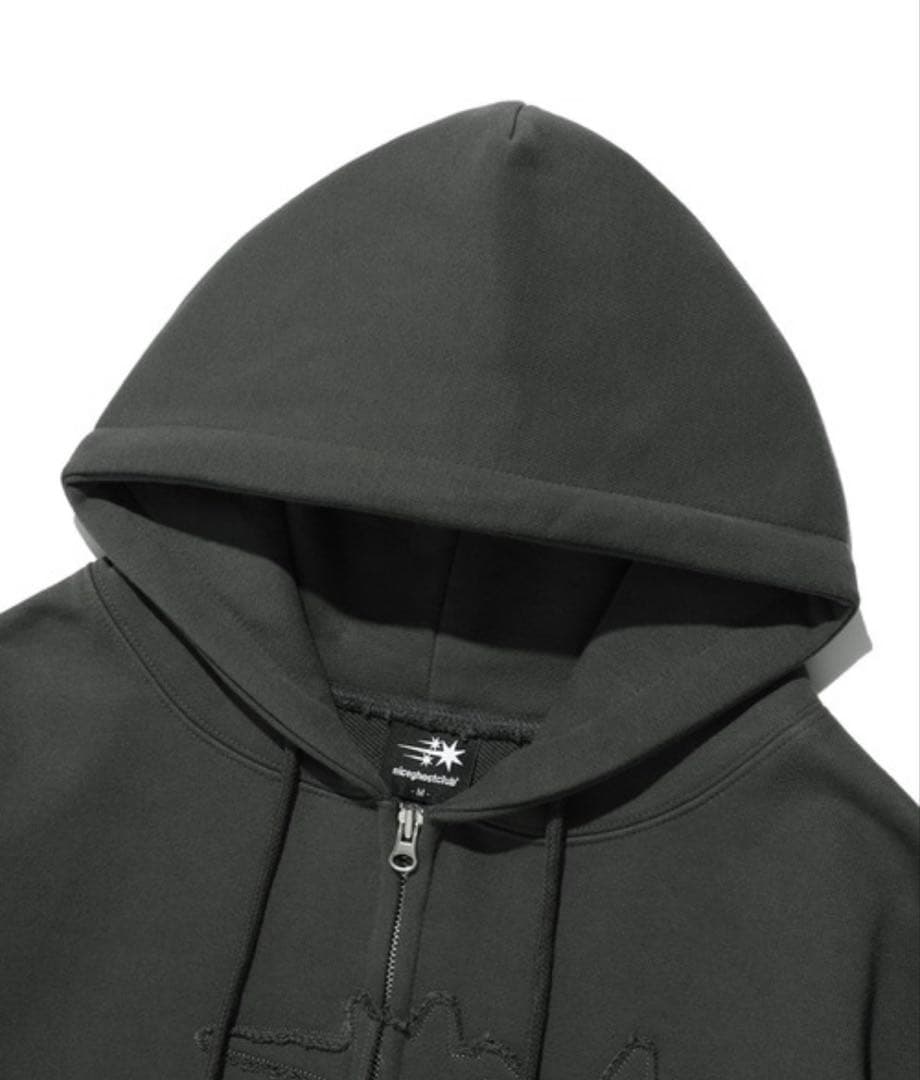 Nice Ghost Club 3STAR LOGO ジップパーカー