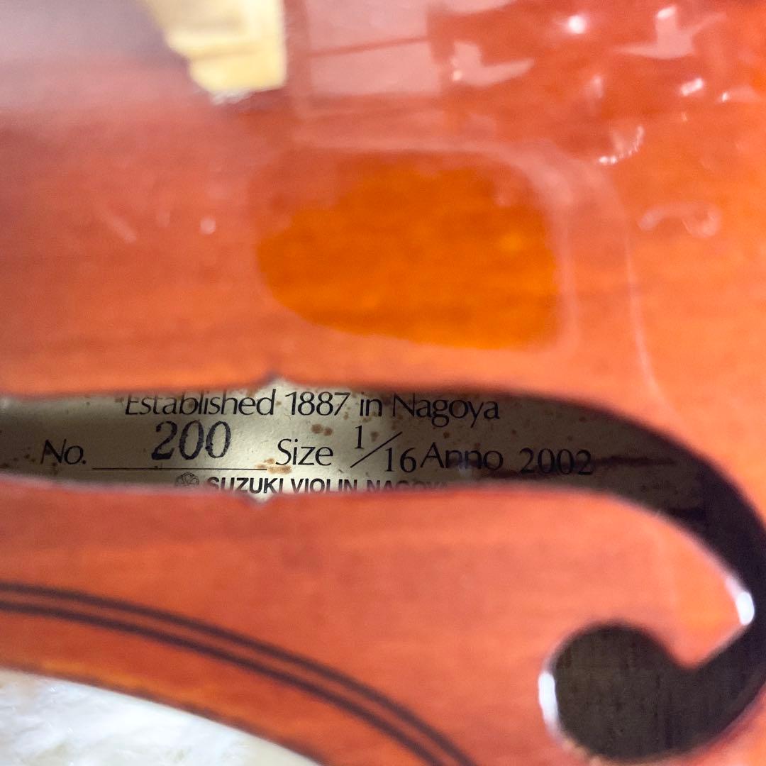 【弓新品】SUZUKIバイオリン No.200 1/16 Anno.2002