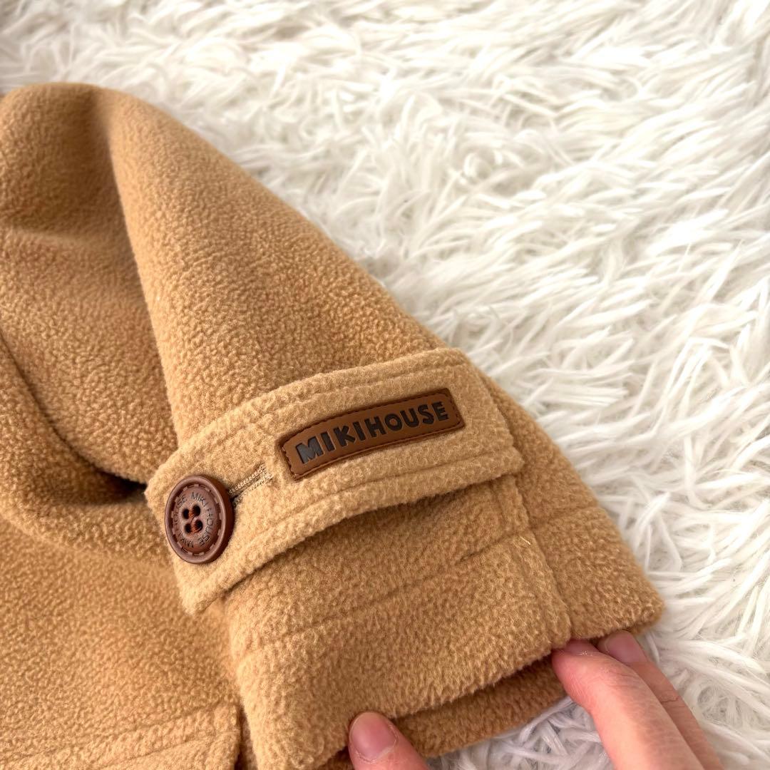 現行 ミキハウス ダッフルコート ブラウン サイズ80