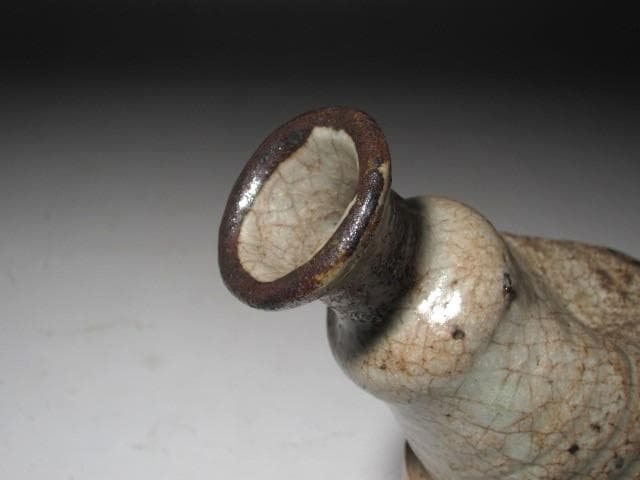 ☆　古唐津徳利　初代黒田陶々庵極めがございます☆y558