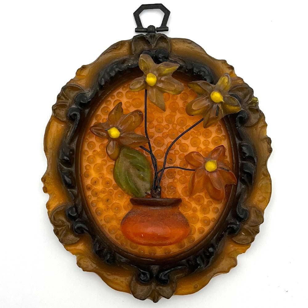 60sヴィンテージ ルーサイトウォールデコ/vintage昭和レトロ50s70s