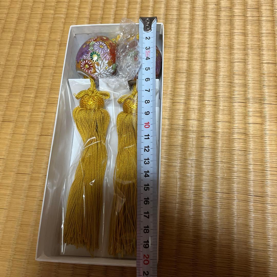 九谷　花詰　玉子　掛け軸　九谷焼　風鎮