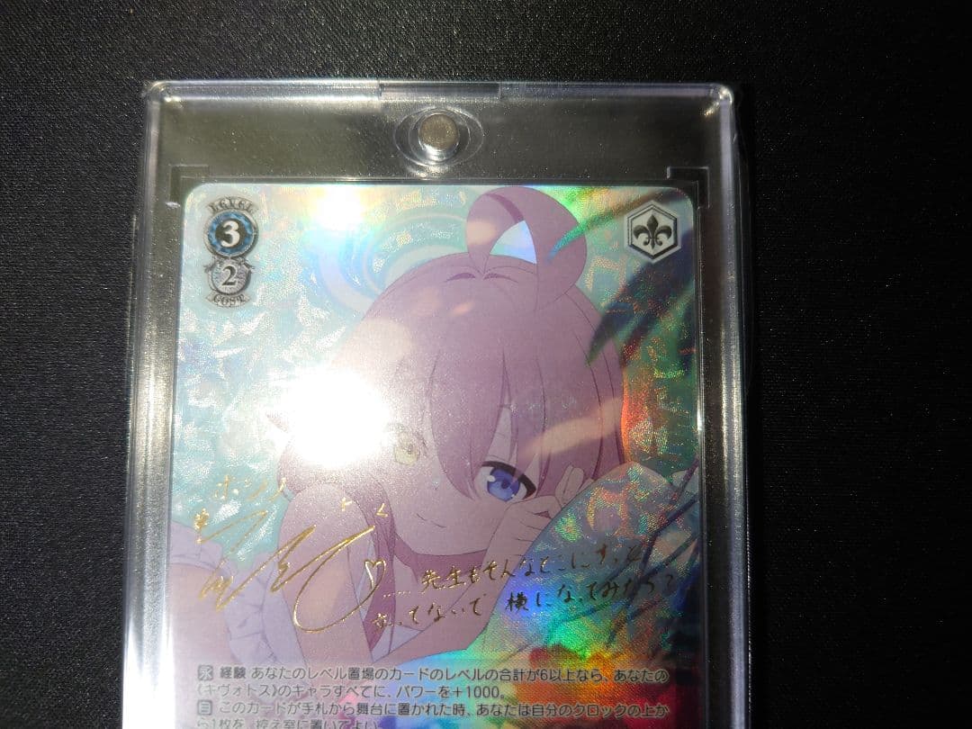 ヴァイス　ブルアカ　小鳥遊ホシノ(水着 )　sp　サイン