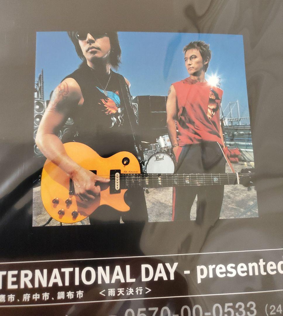 B'z×AEROSMITH 　エアロ　コラボ　FIFAコンサート　B2ポスター