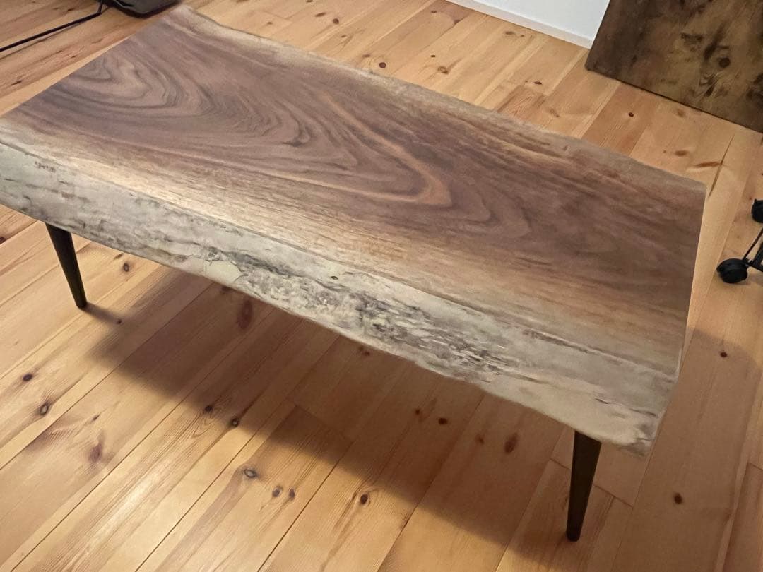 ウォールナット　一枚板　ローテーブル　天板のみ