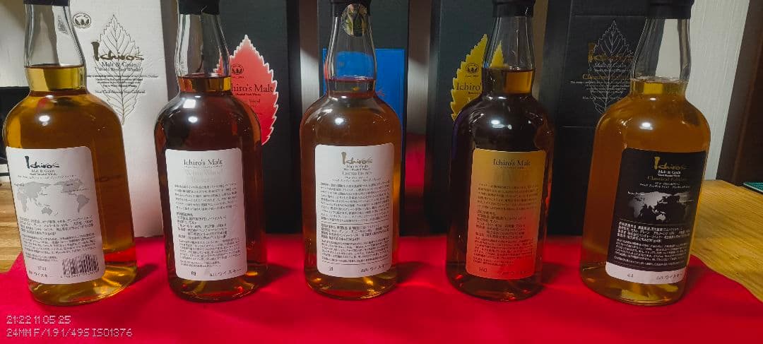 イチローズモルト ウイスキー 　5本セット