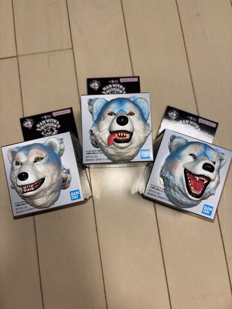 マンウィズ MWAM　一番くじ　H賞 MWAM フェイスマグネット　3種