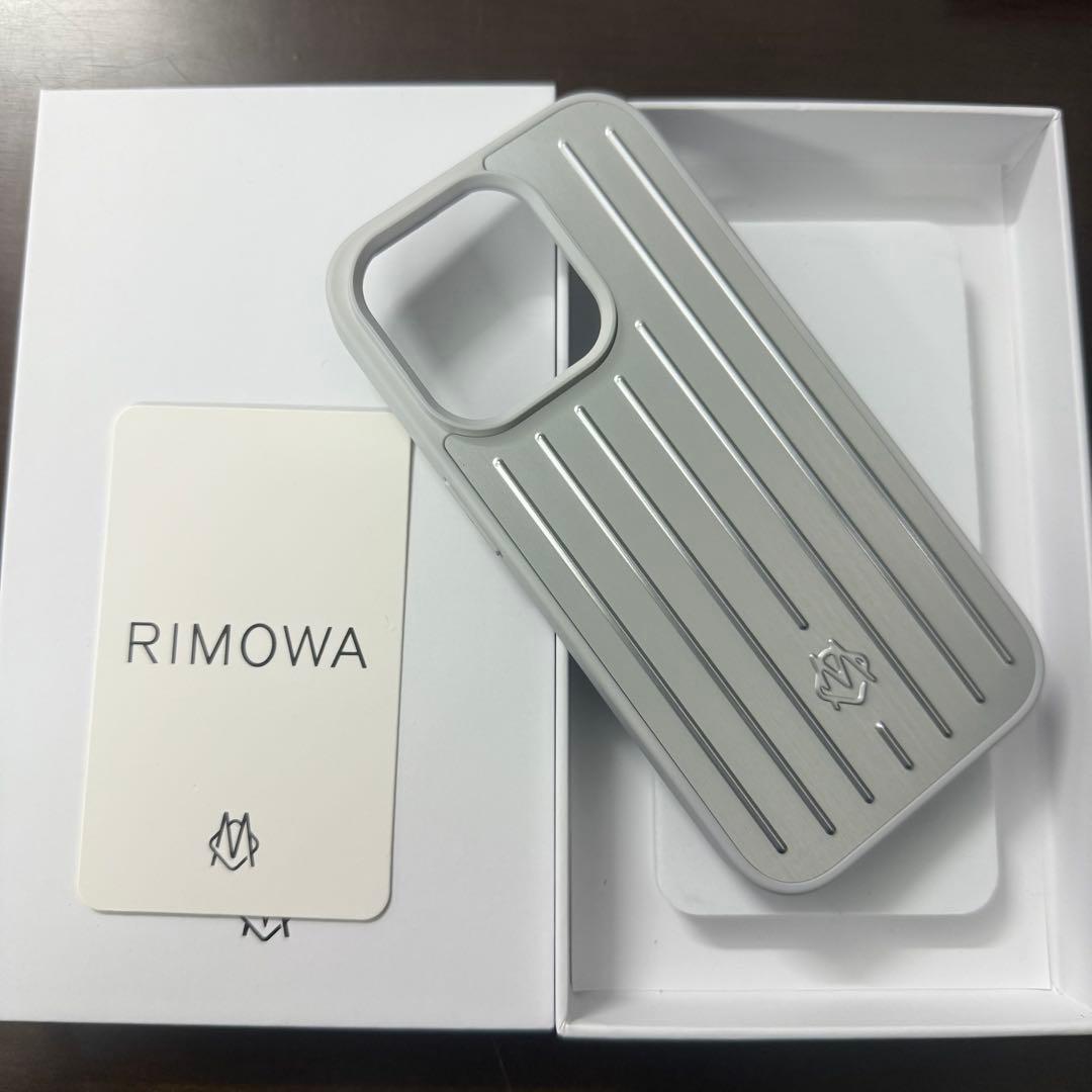 RIMOWA シルバー iPhone16proMax用ケース