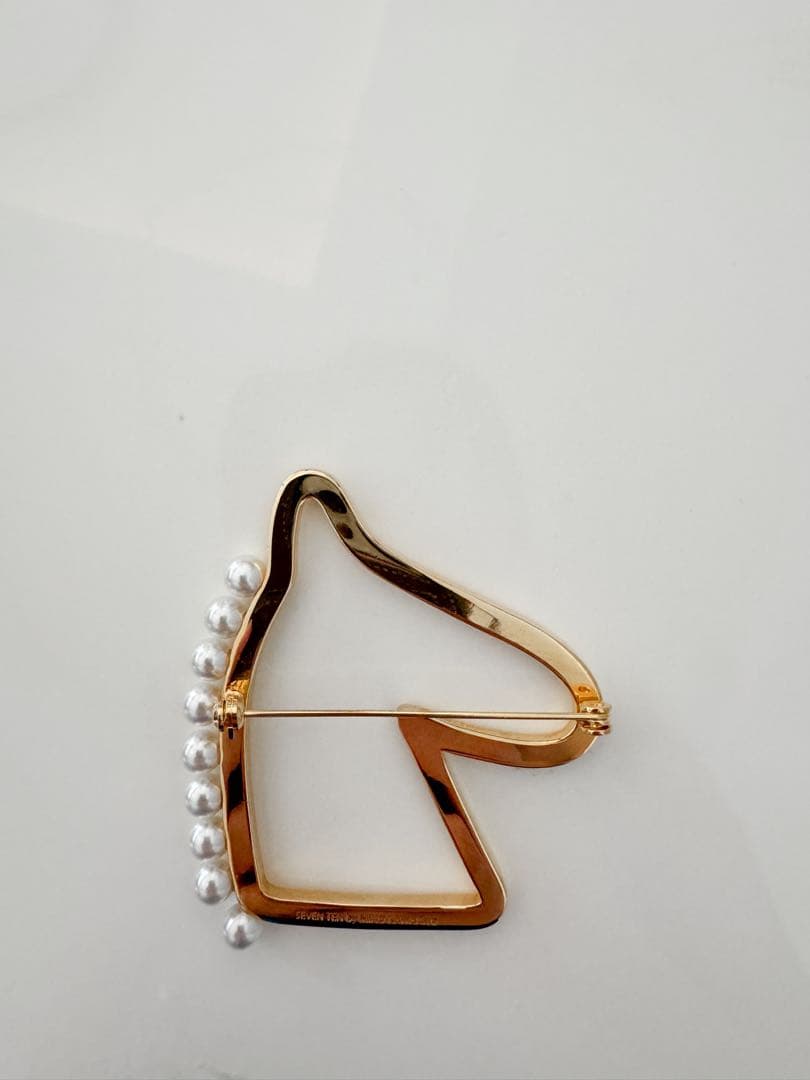 セブンテン　お馬さん　ホースブローチ