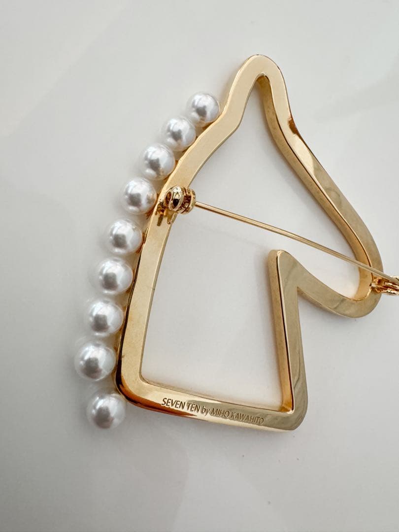 セブンテン　お馬さん　ホースブローチ