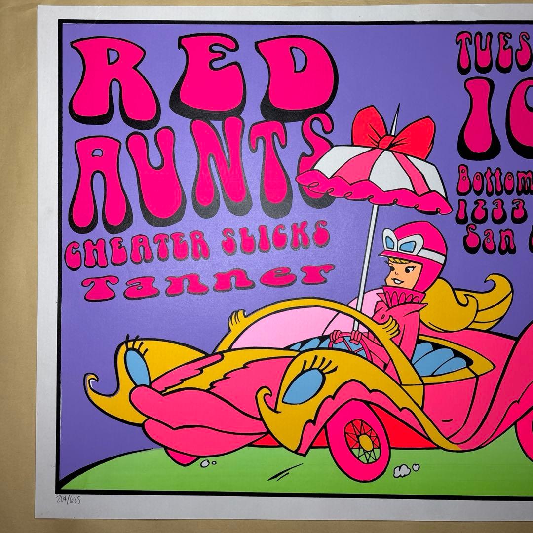 KOZIK RED AUNTS シルクスクリーンポスター