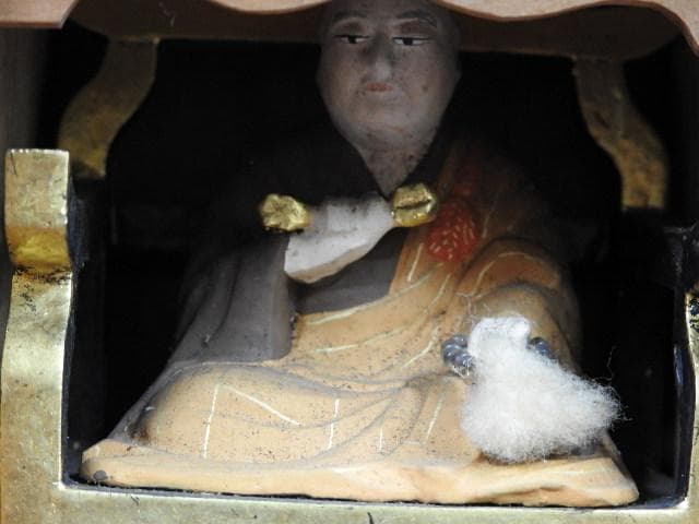 厨子入り　弘法大師　M780