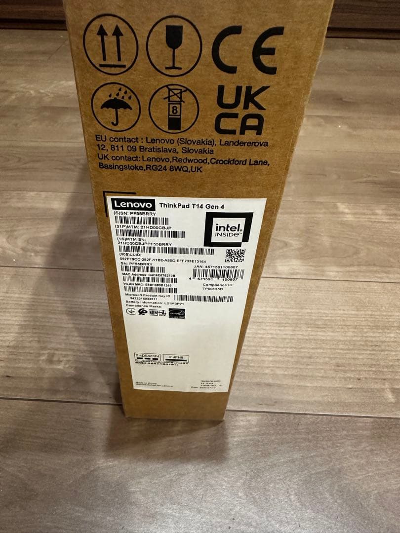 【未使用】ThinkPad T14 Gen4 i5-1335U