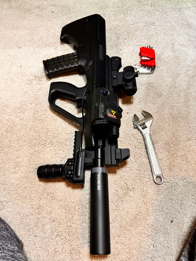 電動ガン　ハイサイクル_AUG