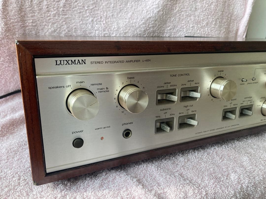 ⭐️動作OK! LUXMAN　プリメインアンプ　L-48X