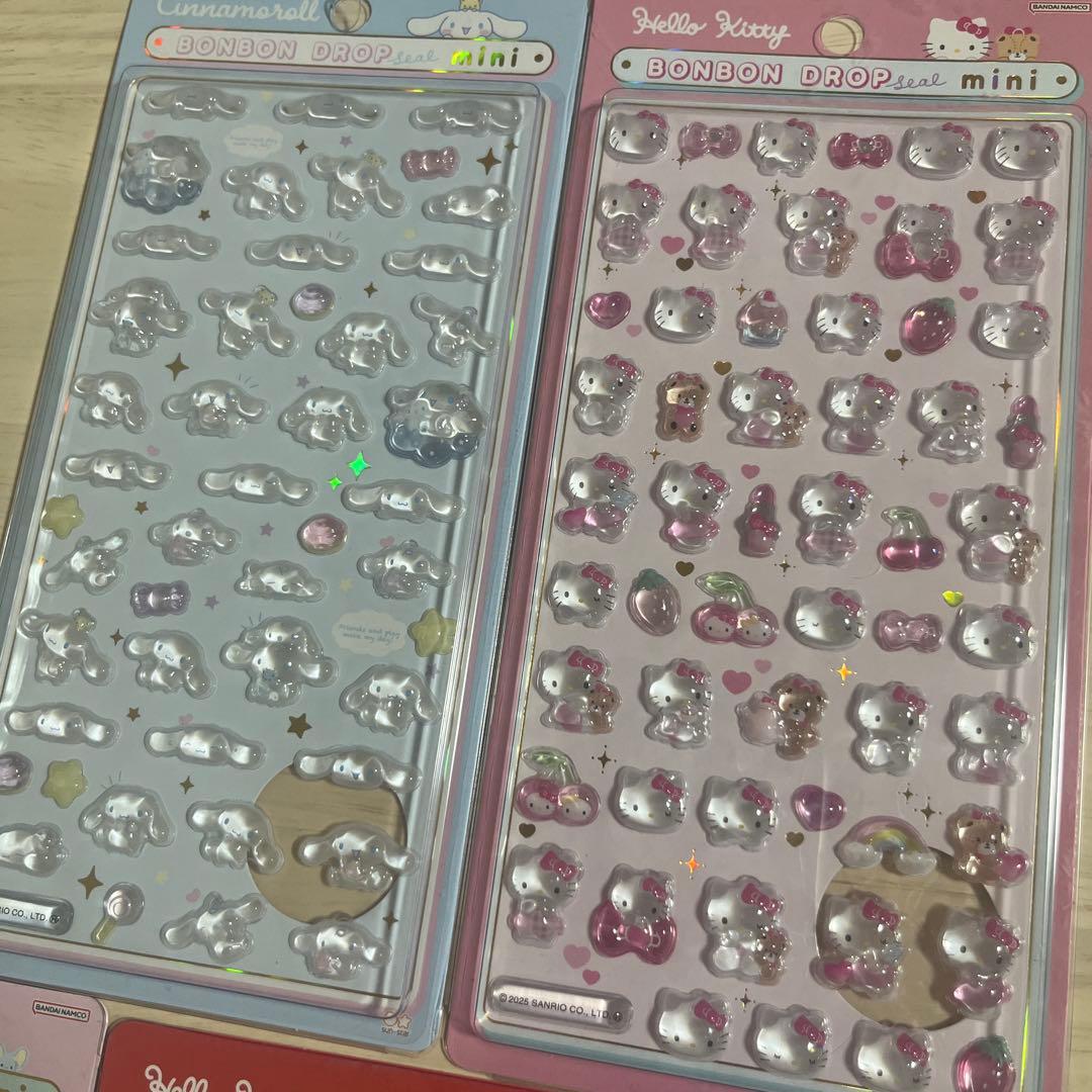 【国内正規品】【新品未使用品】サンリオ ボンボンドロップシール5枚セット