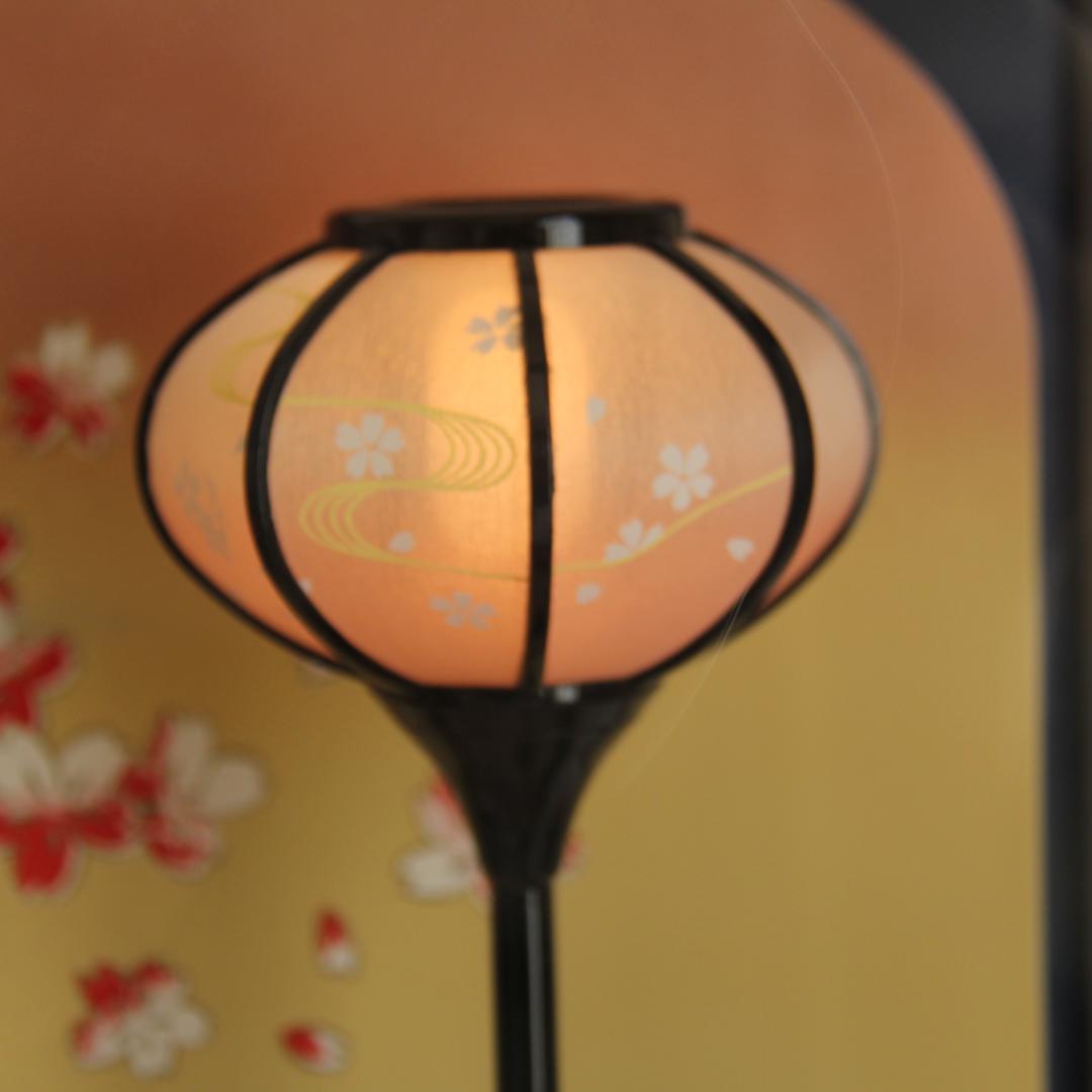 【美品】雛人形 平安清玉作 春の舞 芥子二人ぼんぼり付 伝統和装