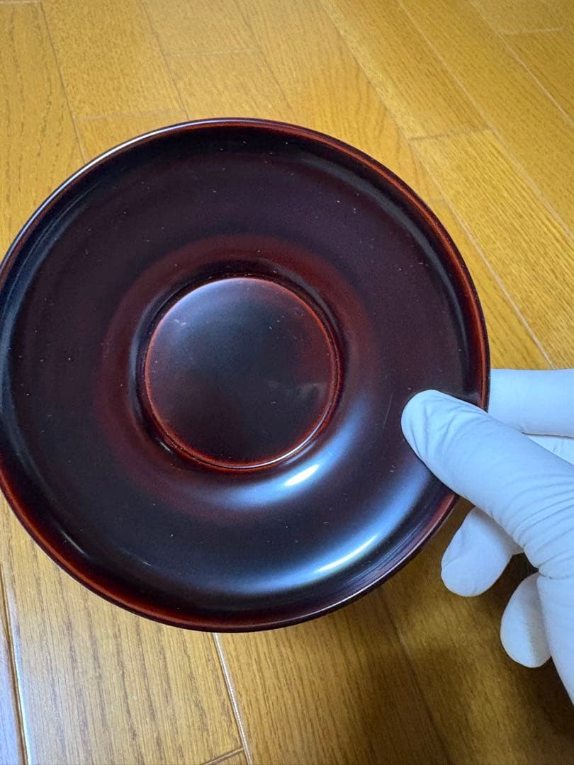 【輪島塗　五島屋謹製　茶托五客　箱あり】漆器　アンティーク　茶道具