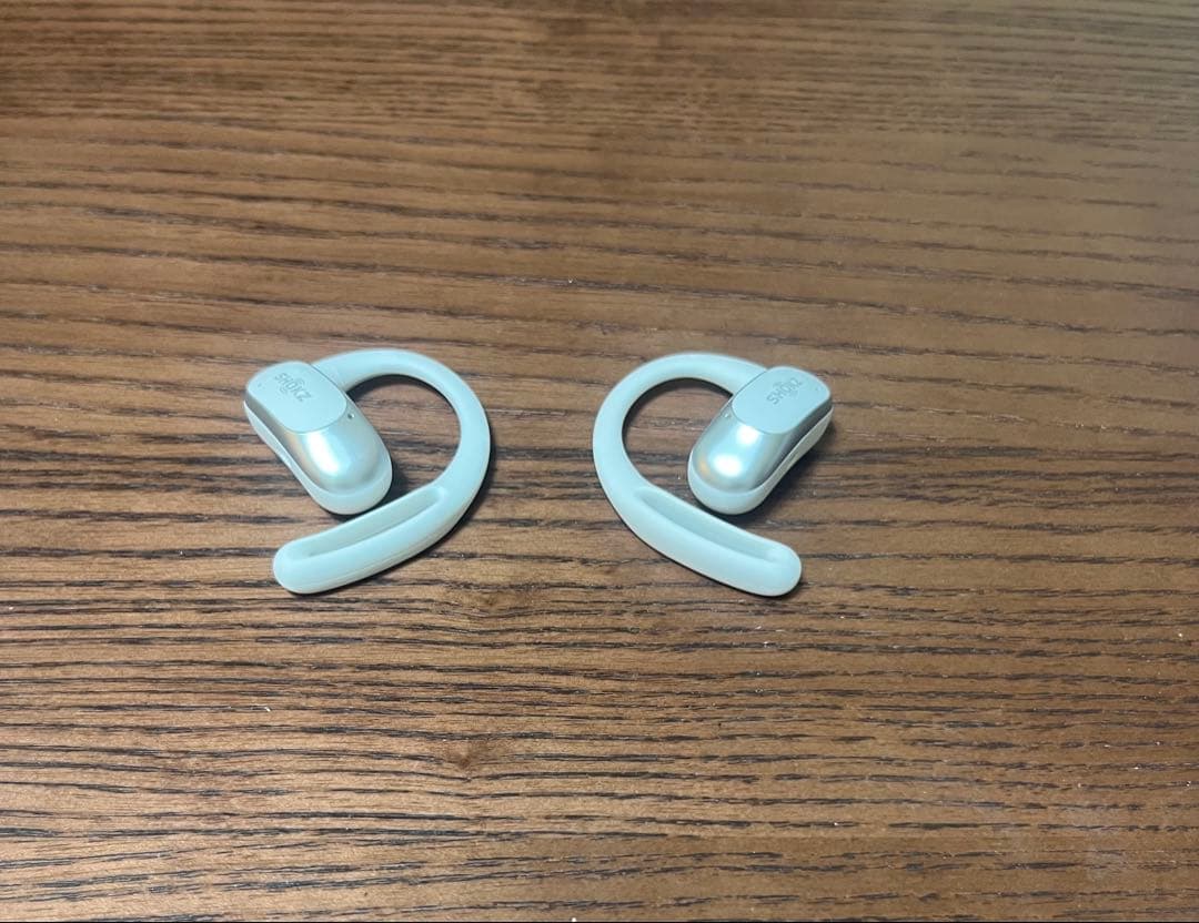 SHOKZ ワイヤレスイヤホン オープンイヤーホワイト18✖️11m m