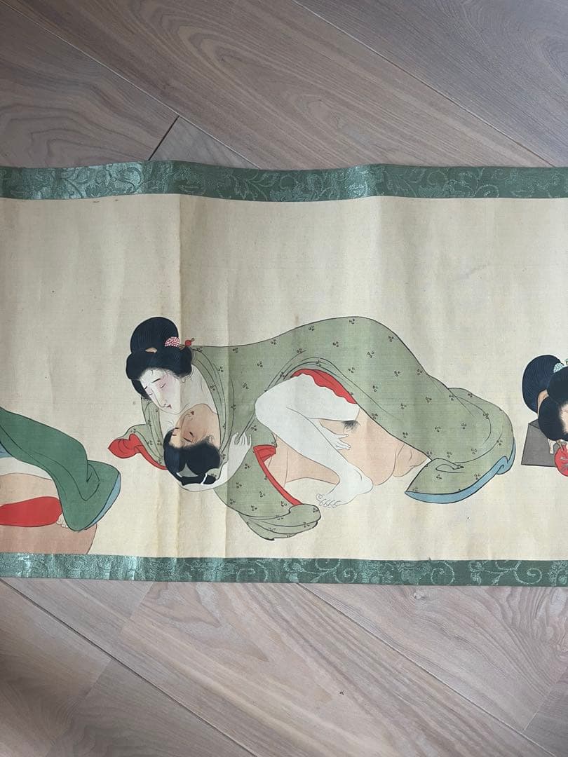 じ*ん様 春画　巻物