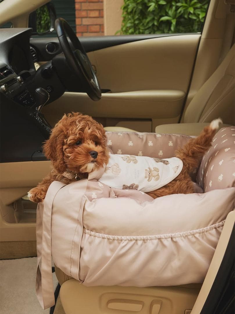 ハ*ム様 【新品】gelato pique ベアモチーフドライブベッド BEG