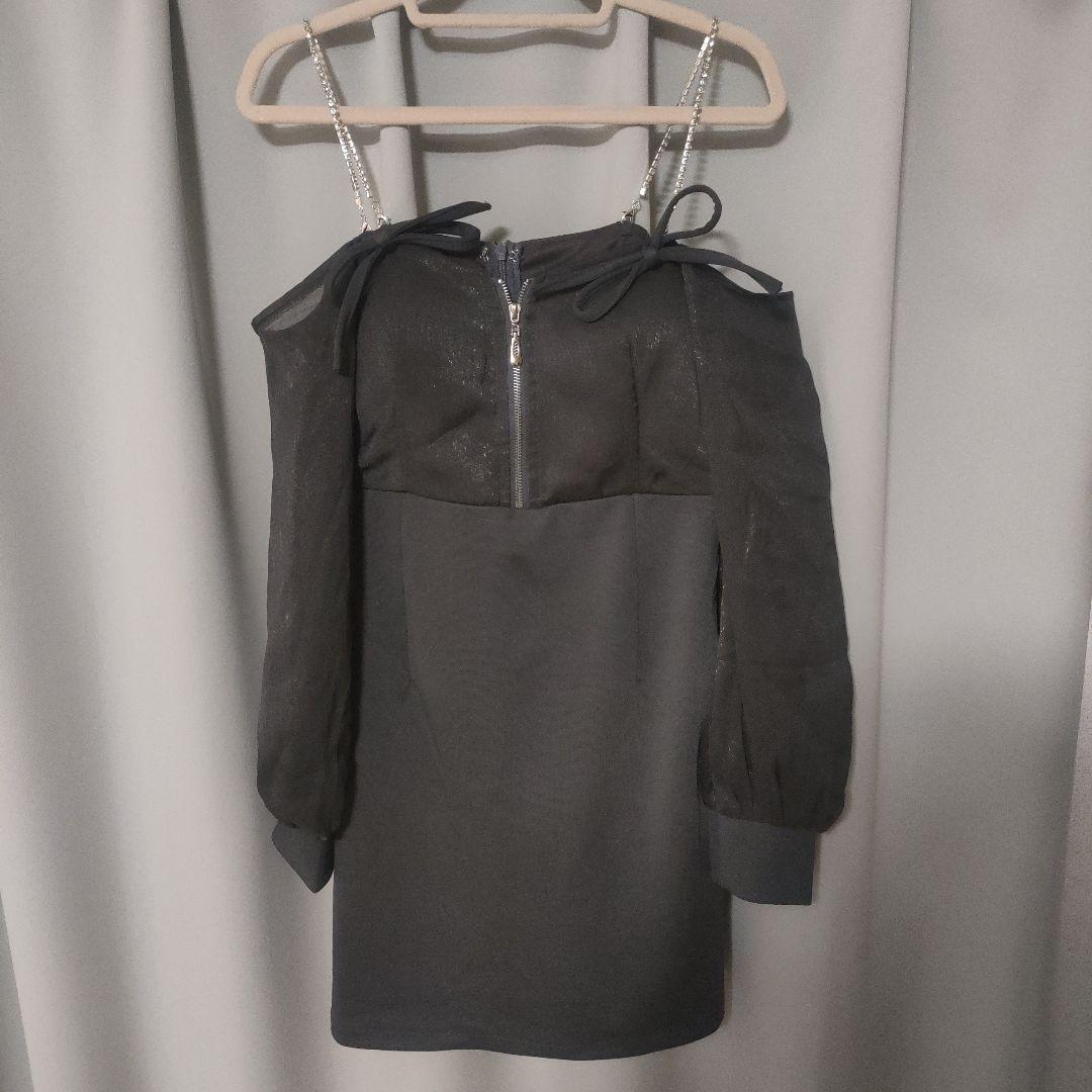 【️完売品】dazzy ナイトドレス キャバドレス グレー Ssize