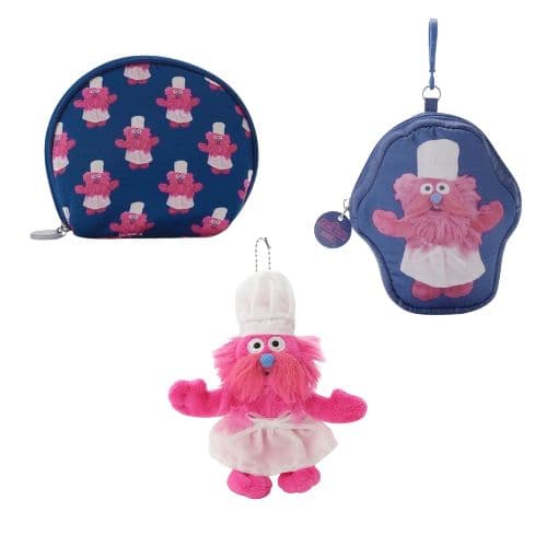 セサミストリート ゴンガー　 ぬいぐるみ・ポーチセット　新品