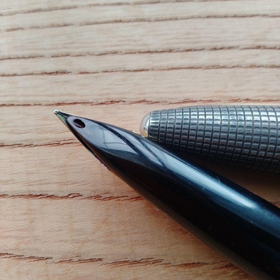 パイロット エリート スターリングシルバー 万年筆 ペン先/18K-750