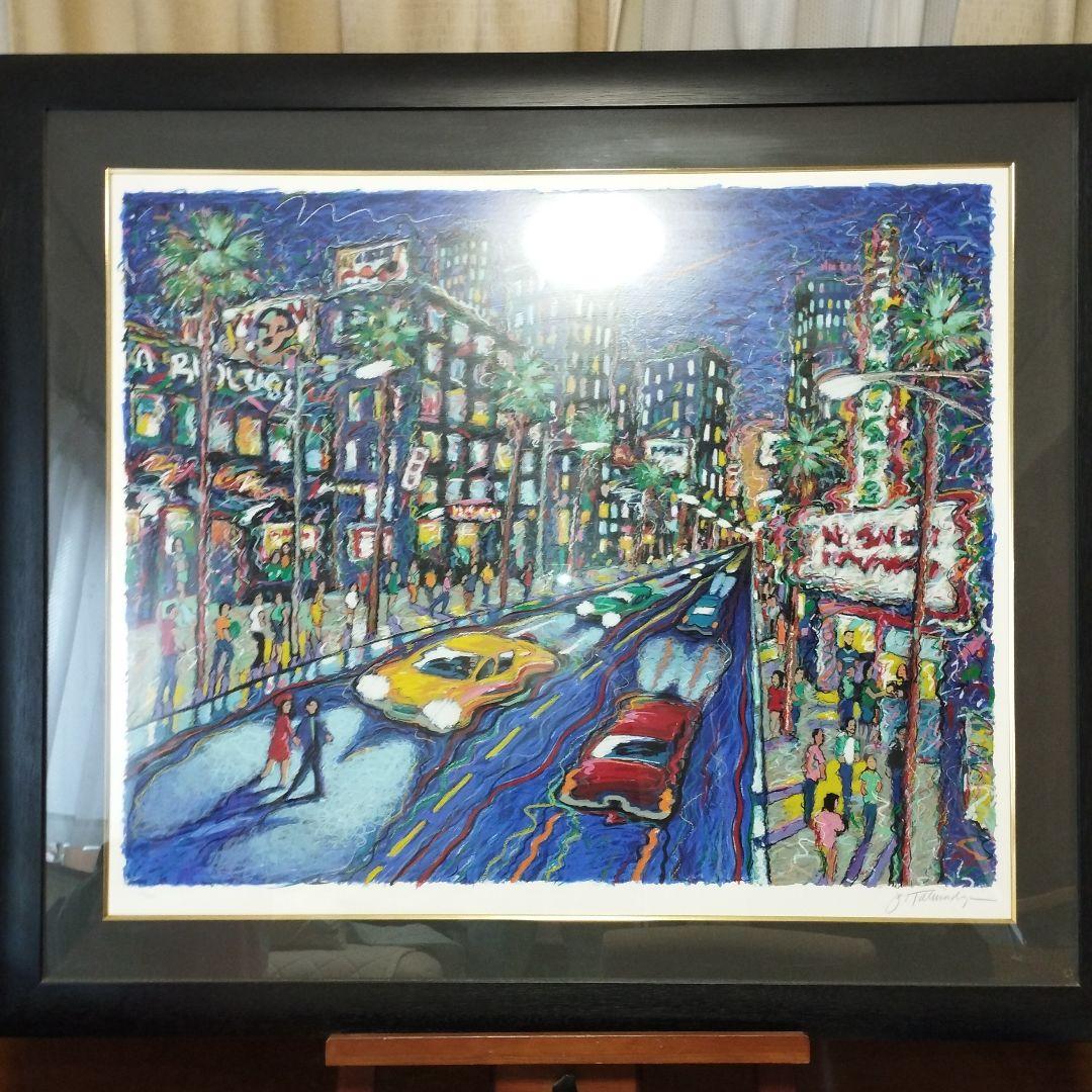 絵画　シルクスクリーン　ジェームス・タルマージ